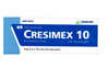 Thuốc Cresimex 10 -Điều trị tăng mỡ máu và rối loạn lipid máu hỗn hợp.