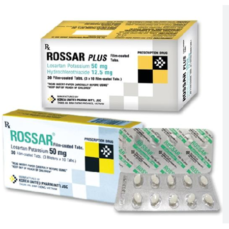 Thuốc Rossar Plus - Điều trị tăng huyết áp