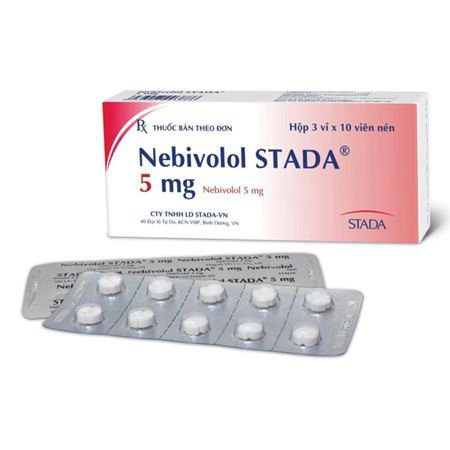 Thuốc Nebivolol Stella 5mg trị tăng huyết áp