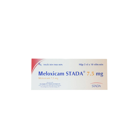 Thuôc Meloxicam Stada 7.5mg giảm đau, kháng viêm xương