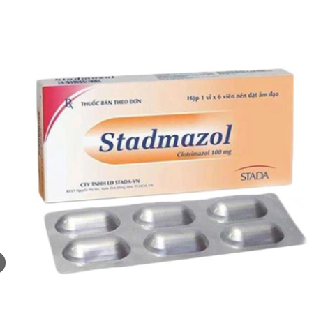 Thuốc Stadmazol 100Mg trị viêm âm đạo