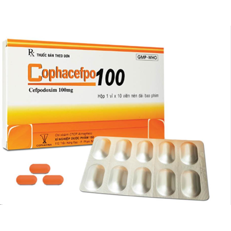 Thuốc Cophacefpo100 - thuốc điều trị nhiễm khuẩn