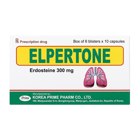 Thuốc Elpertone - Trị ho, viêm phế quản