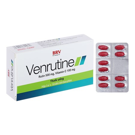 Thuốc Venrutine trị trĩ, suy giãn tĩnh mạch