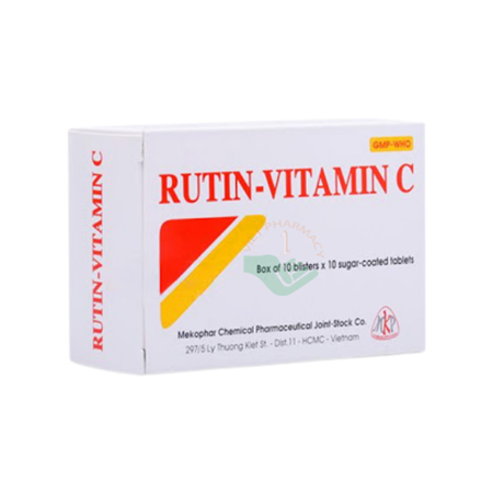 Thuốc Rutin-Vitamin C - Hỗ trợ điều trị các hội chứng chảy máu, xơ vữa động mạch