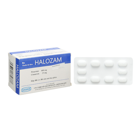Thuốc Halozam trị đau nửa đầu, rối loạn trí nhớ