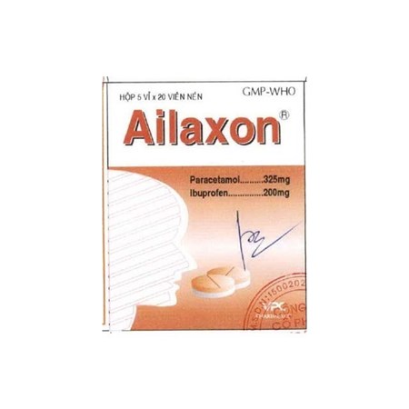 Thuốc Ailaxon - Giảm đau, hạ sốt, kháng viêm