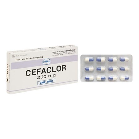Thuốc Cefaclor Uphace 250mg trị nhiễm khuẩn