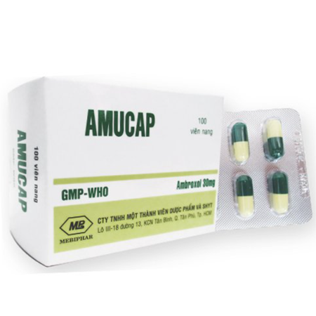 Thuốc Amucap - Thuốc điều trị bệnh đường hô hấp