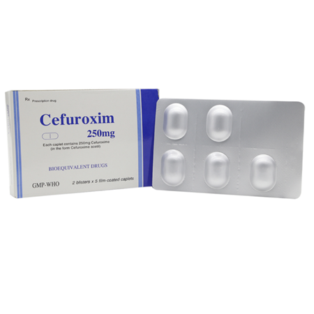 Thuốc Cefuroxim 250mg trị nhiễm khuẩn