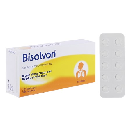 Thuốc Bisolvon làm loãng đờm trong các bệnh phế quản phổi cấp và mạn tính