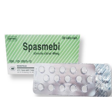 Thuốc Spasmebi điều trị giảm đau do co thắt cơ trơn đường tiêu hoá