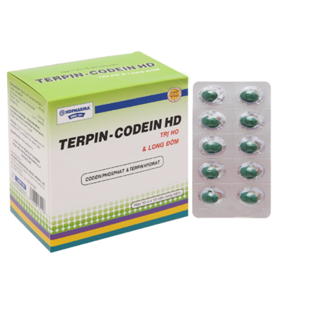 Thuốc Terpin - Codein HD trị ho khan, ho do kích ứng