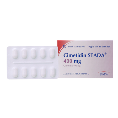 Thuốc Cimetidin Stada 400mg trị trào ngược dạ dày, thực quản