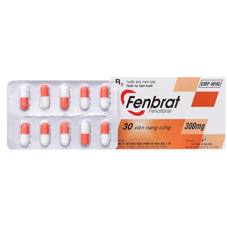 Thuốc Fenbrat 100 trị rối loạn lipid máu