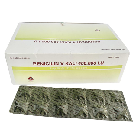 Thuốc Penicilin V Kali 400.000I.U Vidipha - Thuốc điều trị nhiễm khuẩn hiệu quả