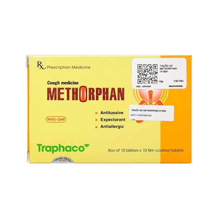 Thuốc ho Methorphan - Điều trị ho trong bệnh lý hô hấp