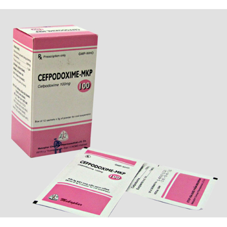 Thuốc Cefpodoxime-MKP 100 (bột) - Thuốc điều trị nhiễm khuẩn hiệu quả