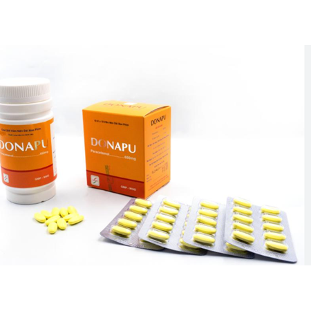 Thuốc Donapu 650 mg điều trị các chứng đau và sốt