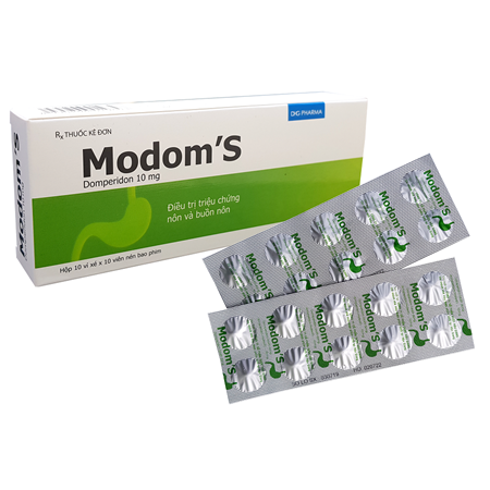 Thuốc Modom's 10mg trị triệu chứng nôn và buồn nôn 