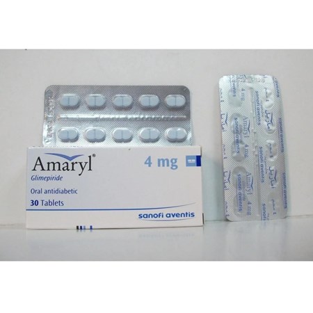 Thuốc Amaryl 4mg - Điều trị tiểu đường