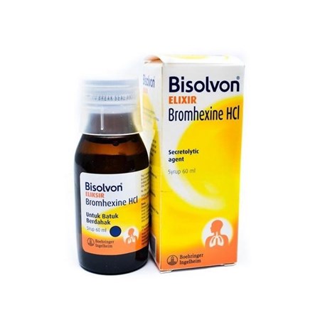 Thuốc Bisolvon Elixir - Loãng đờm, giảm ho