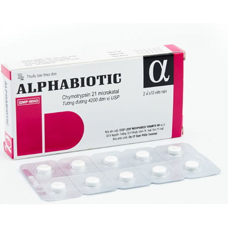 Thuốc Alphabiotic điều trị phù nề sau chấn thương