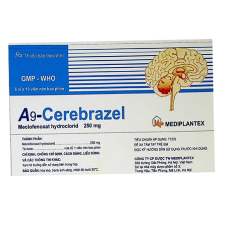 Thuốc A9 Cerebrazel điều trị hướng tâm thần