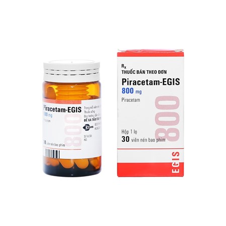 Thuốc Piracetam-Egis -  Trị chóng mặt, giật rung cơ