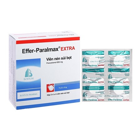 Thuốc Effer-paralmax extra - Thuốc giảm đau, hạ sốt của Boston pharma
