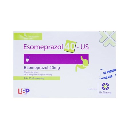 Thuốc Esomeprazol 40 - US - Điều trị bệnh đau dạ dày tá tràng