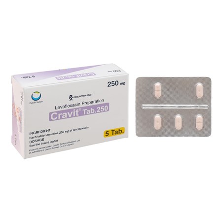 Thuốc Cravit tab 250 - Điều trị nhiễm khuẩn
