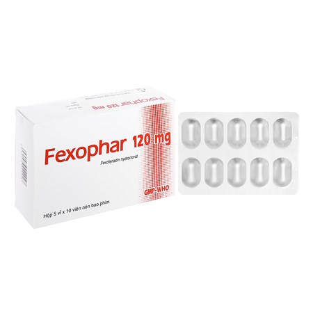 Thuốc Fexophar 120mg - Thuốc điều trị viêm mũi dị ứng hiệu quả