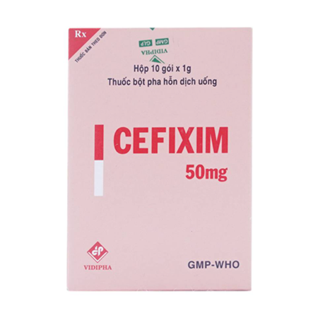 Thuốc Cefixim 50mg - Thuốc điều trị nhiễm khuẩn hiệu quả