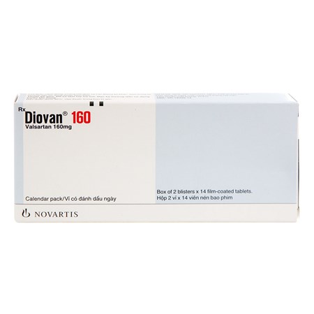 Thuốc Diovan 160 - Điều trị bệnh tăng huyết áp, suy tim