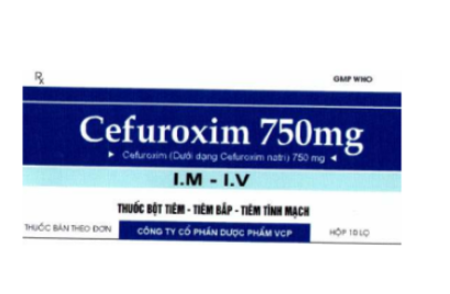 Thuốc Cefuroxim 750 mg điều trị các bệnh nhiễm khuẩn