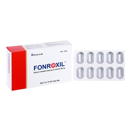 Thuốc Fonroxil - Điều trị nhiễm khuẩn