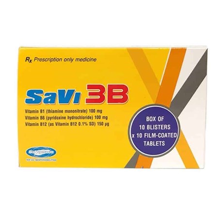 Thuốc SaVi 3B  - Sản phẩm bổ sung vitamin nhóm B 