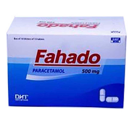 Thuốc Fahado 500 mg - Điều trị hạ sốt và giảm đau