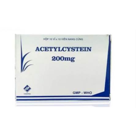 Thuốc Acetylcystein 200 mg - Thuốc tiêu chất nhầy