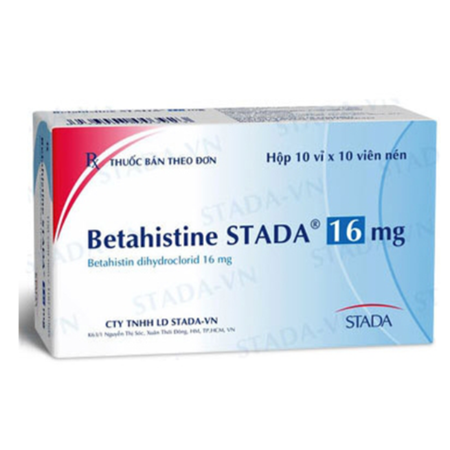 Thuốc Betahistine Stada 16mg hỗ trợ điều trị hội chứng Meniere
