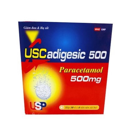 Thuốc Uscadigesic 500 - giúp giảm đau, hạ sốt cho trẻ
