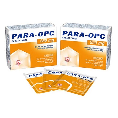 Thuốc Para - OPC 250 mg - Điều trị các triệu chứng sốt, đau nhức