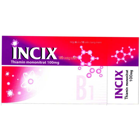 Thuốc Incix- Thuốc giúp điều trị thiếu hụt vitamin B1