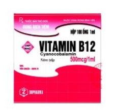 Thuốc Vitamin B12 500 mcg/1 ml trị thiếu máu ác tính