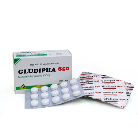 Thuốc Gludipha 850mg l - Điều trị đái tháo đường