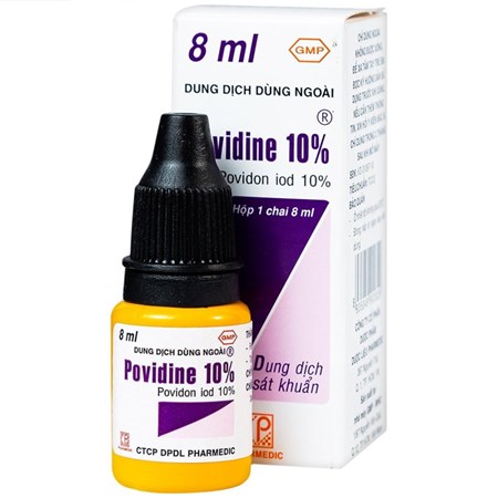 Thuốc Povidon iod 10%- Dung dịch sát trùng, sát khuẩn hiệu quả