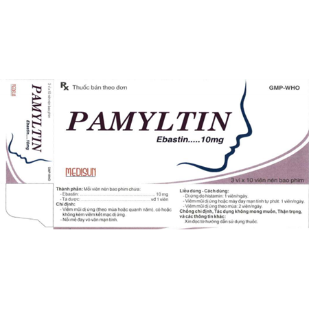 Thuốc Pamyltin - Điều trị viêm mũi dị ứng