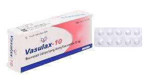 Thuốc Vasulax-10 - điều trị giảm lipid, máu