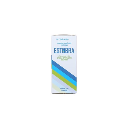Thuốc Estobra - Điều trị viêm kết mạc mắt, viêm bờ mi hoặc viêm giác mạc do nhiễm khuẩn